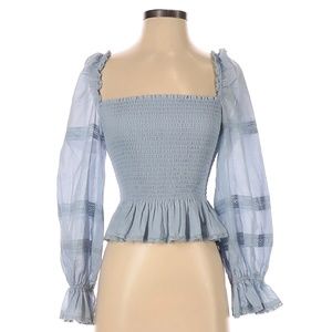 SOLD - Reformation organic cotton long sleeve top